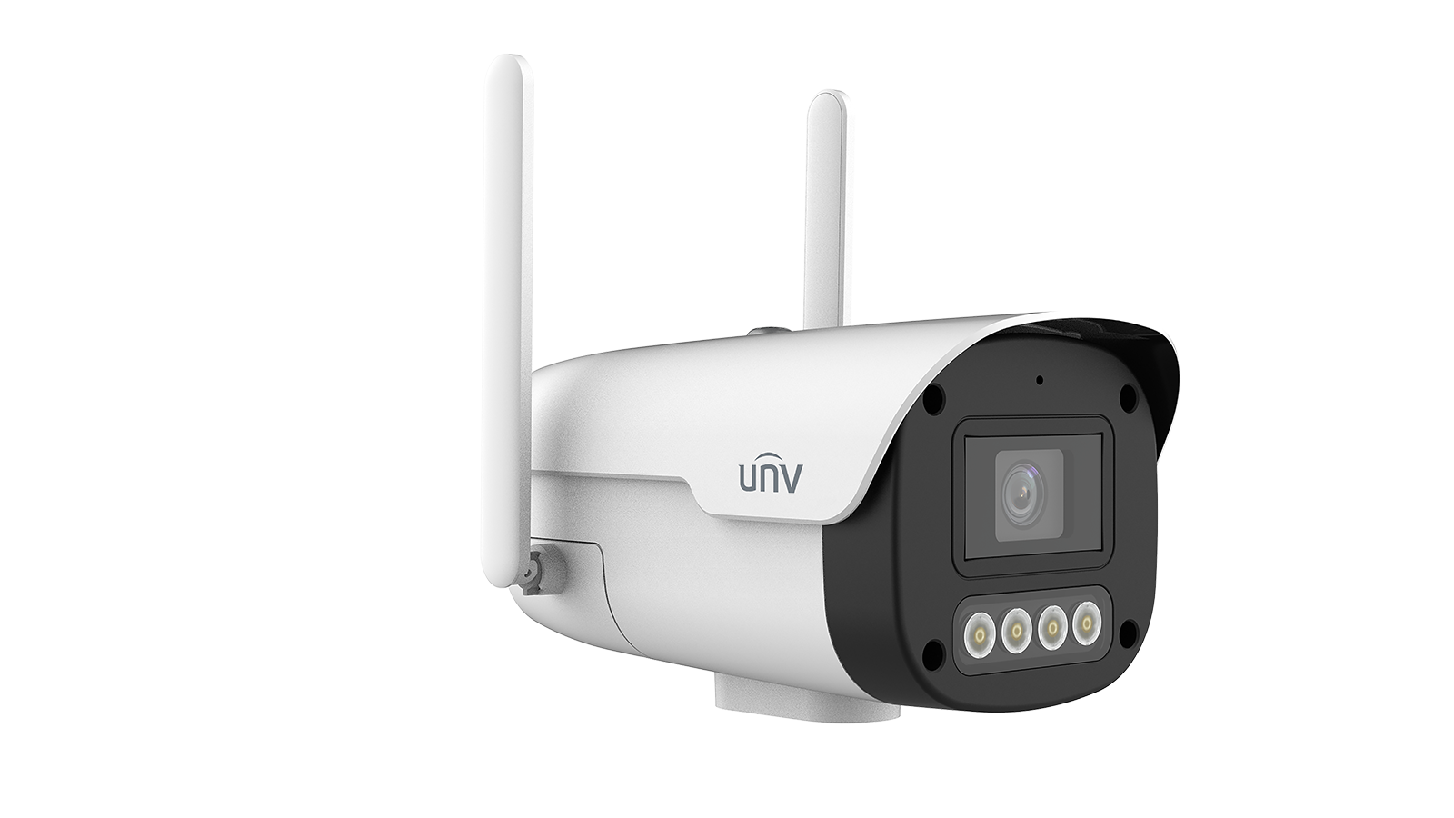 4MP bullet camera with 4.0mm lens, 4G support, Warm Light, SD card slot, mic