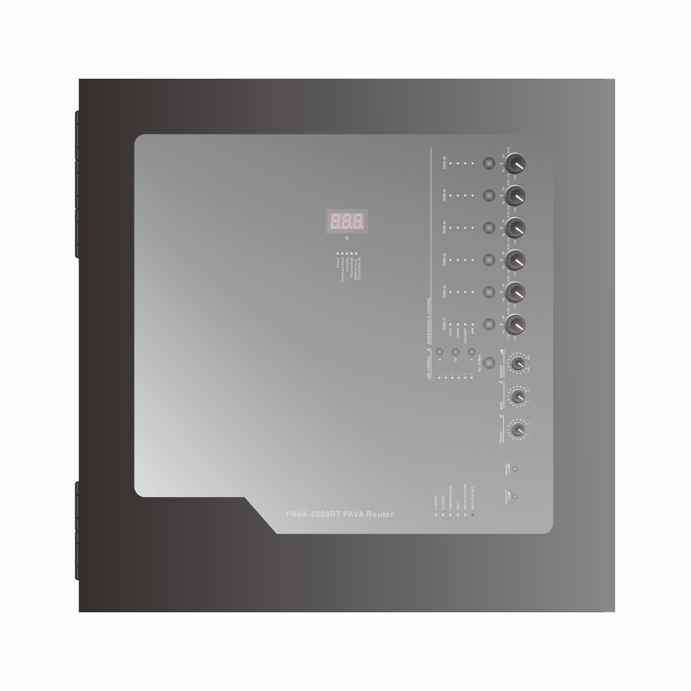 6 ზონიანი კედელზე დასამონტაჟებელი საევაკუაციის სისტემის გამაფართოვებელი