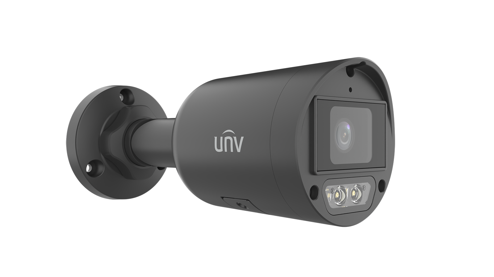 4MP bullet camera with 2.8mm lens, Dual Light, SD card slot and  Mic (Black)